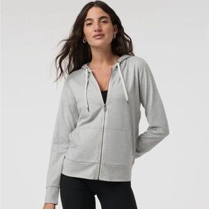 Vuori Halo Performance Hoodie 2.0, Pale Grey Heather (M)